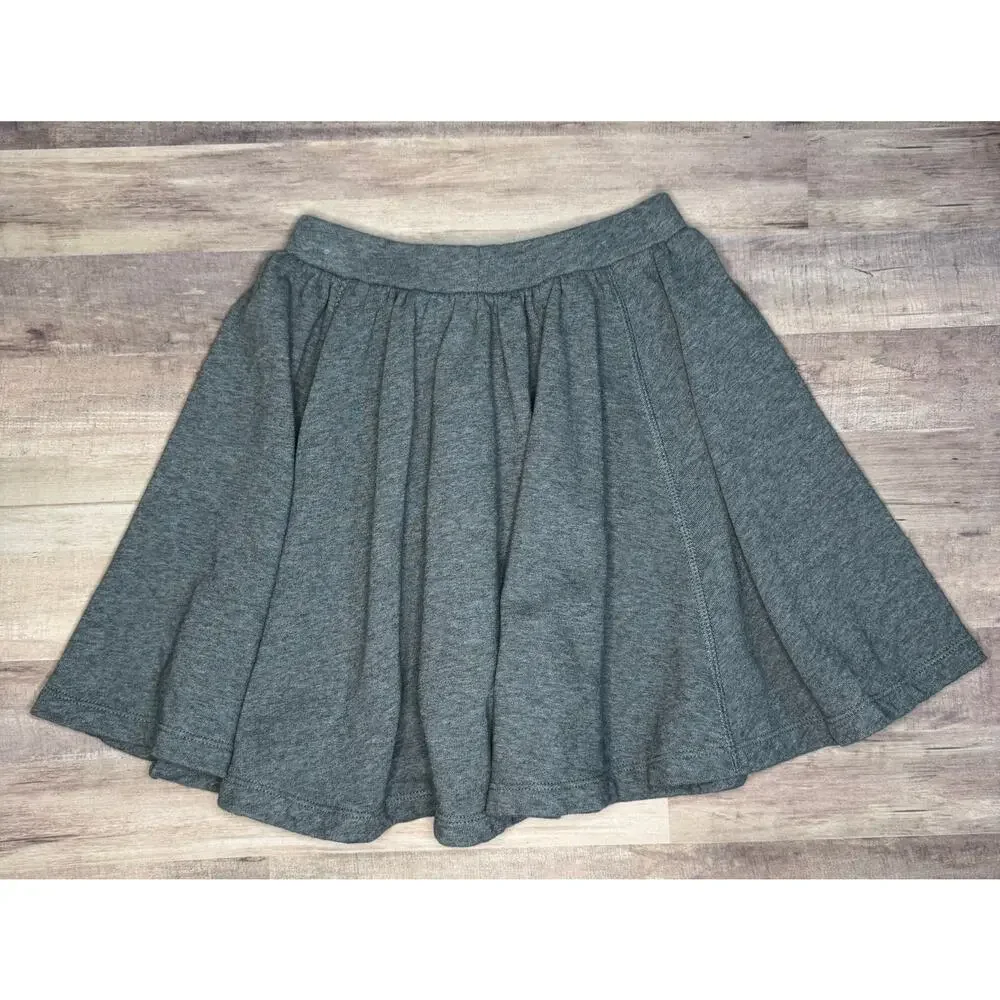 Hanna Andersson Grey French Terry Skirt sz 120 (6-7) - Picture 3 of 3